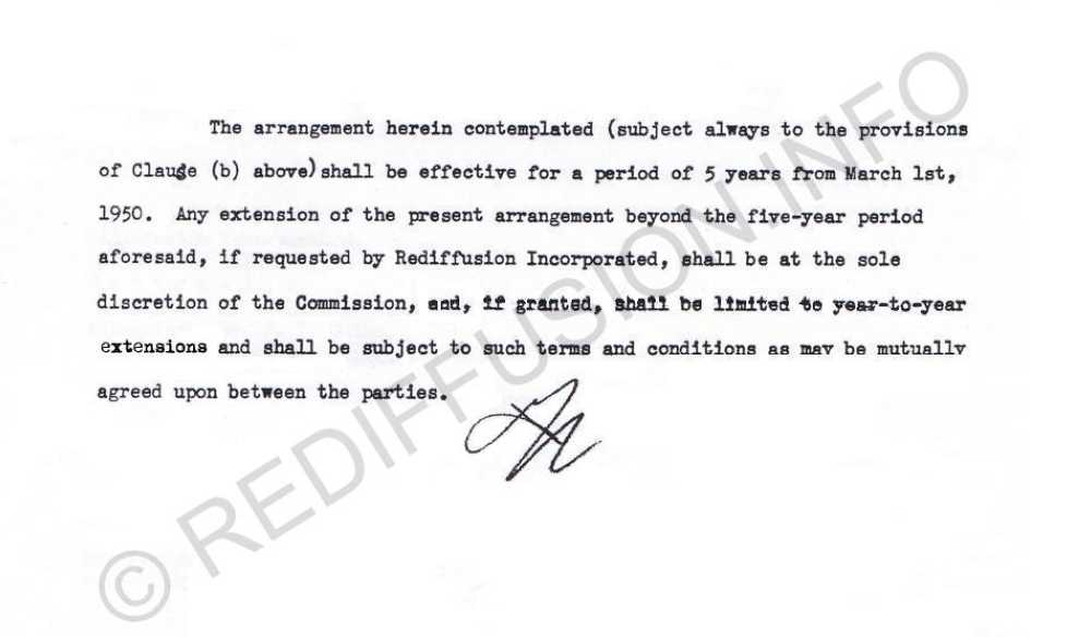 Agreement in Principle (part b), Feb1950